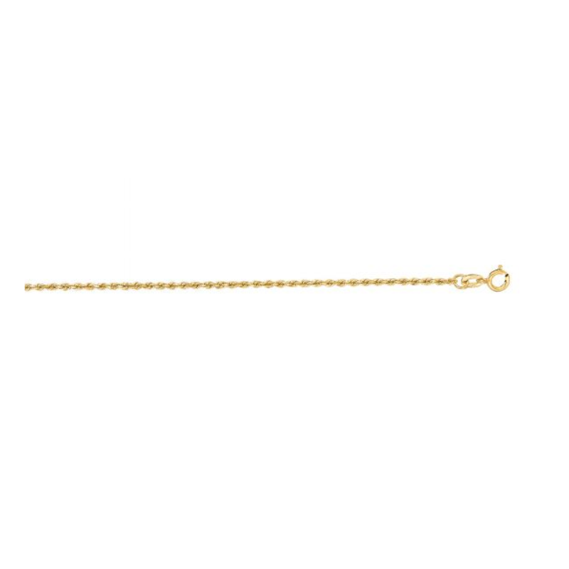 1.4mm Diamond Cut Rope Chain