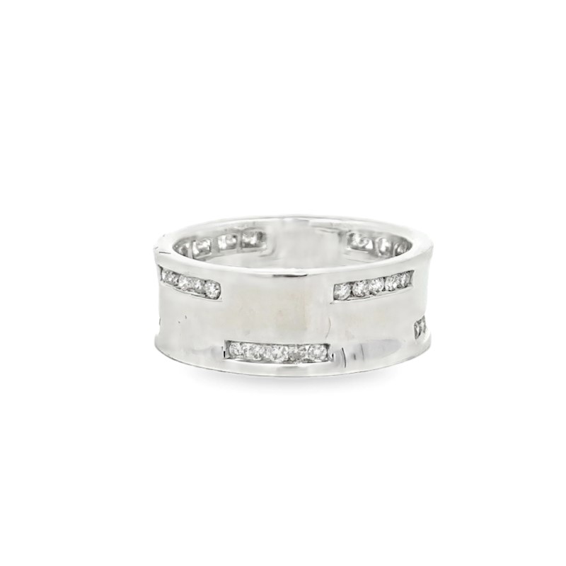 40 Full Cut Diamond Concave Band