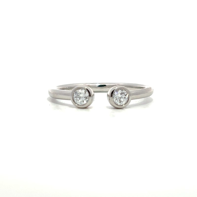 Open Diamond Bezel Ring