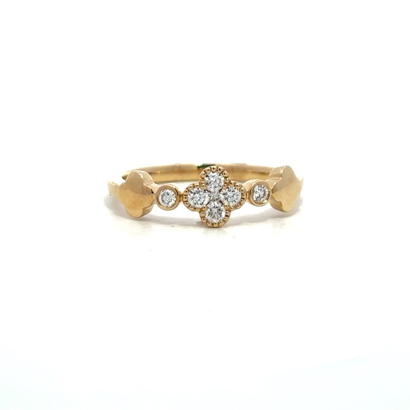 Diamond Clover Ring