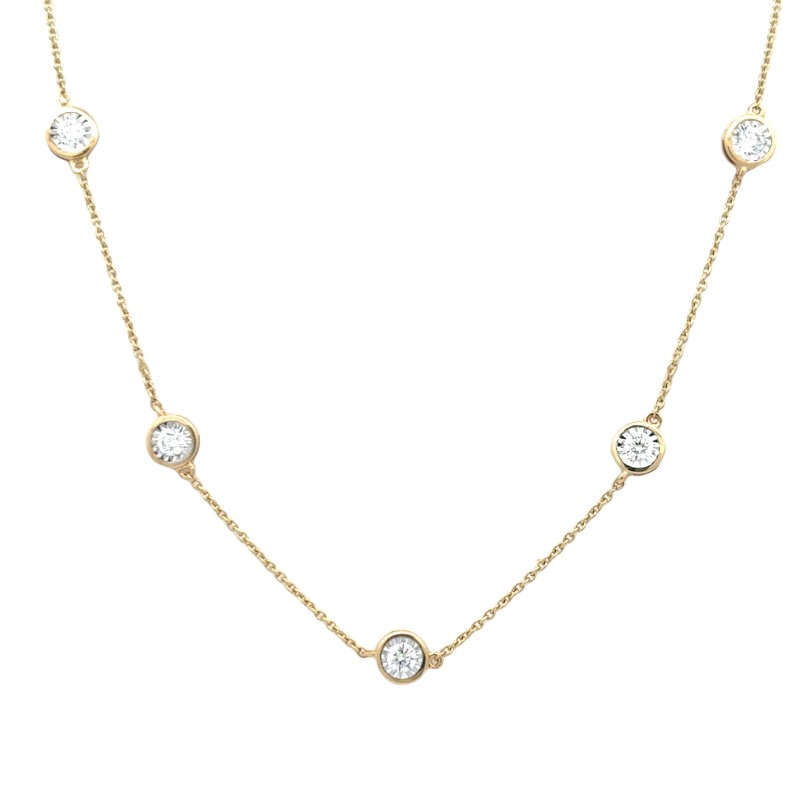 Diamond 12 Station Necklace