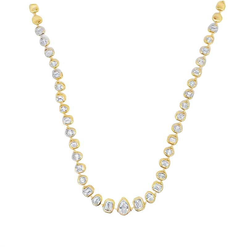 Multi Shaped Diamond Necklace