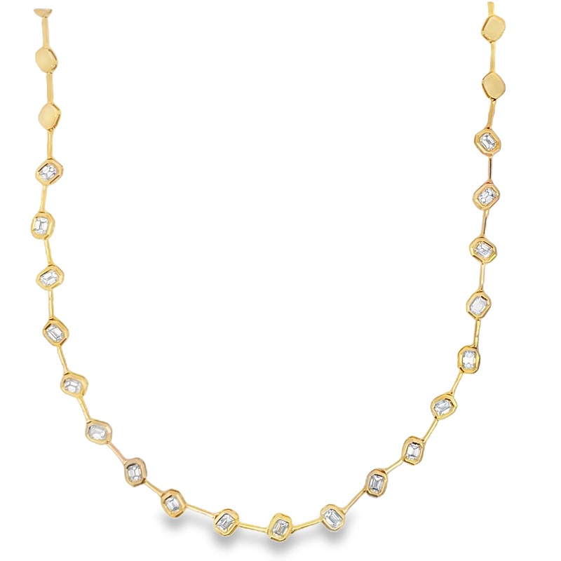 Diamond Station Necklace