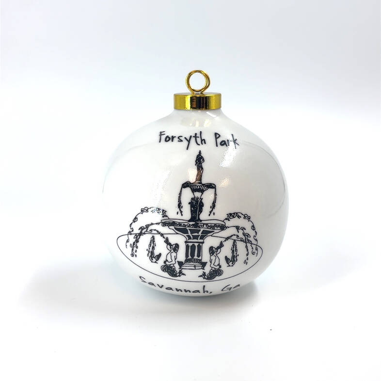 Savannah Large Round Ornament