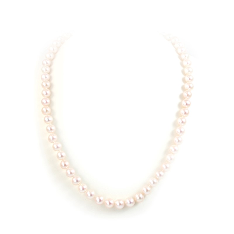 White Freshwater Cultured Pearl Necklace