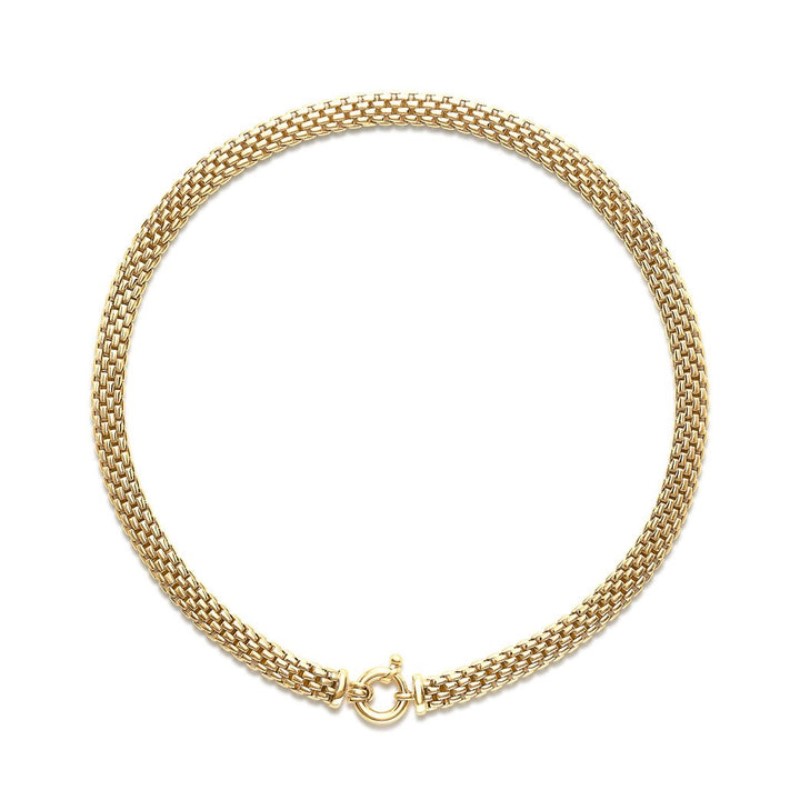 Oro Link Necklace in Yellow