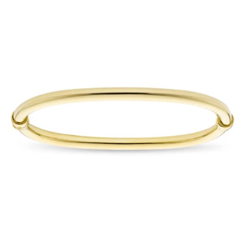Sleek And Simple Bangle In Yellow