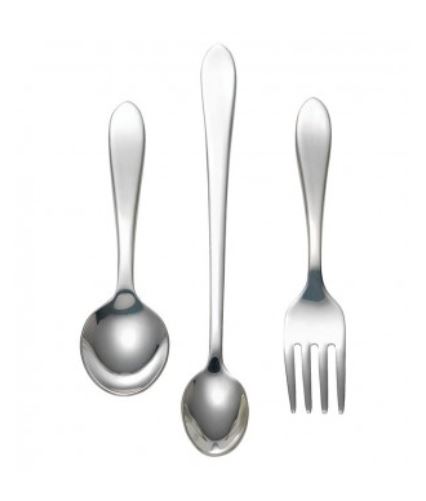 Reed And Barton Master Stainless 3-Pc Baby Set