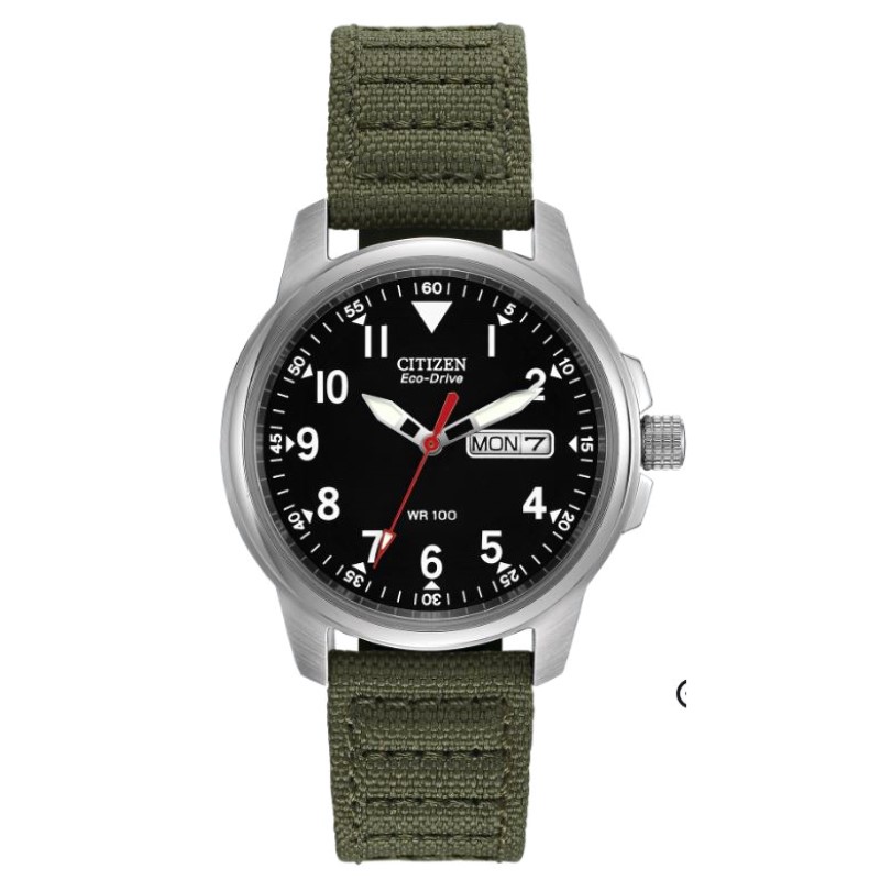 Citizen Chandler Black and Green Watch