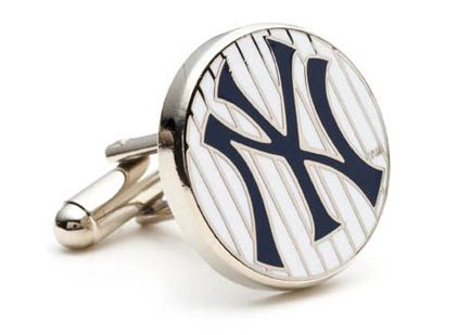 New York Yankees Pinstripe Cufflinks