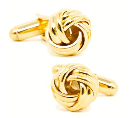 Gold Knot Cufflinks