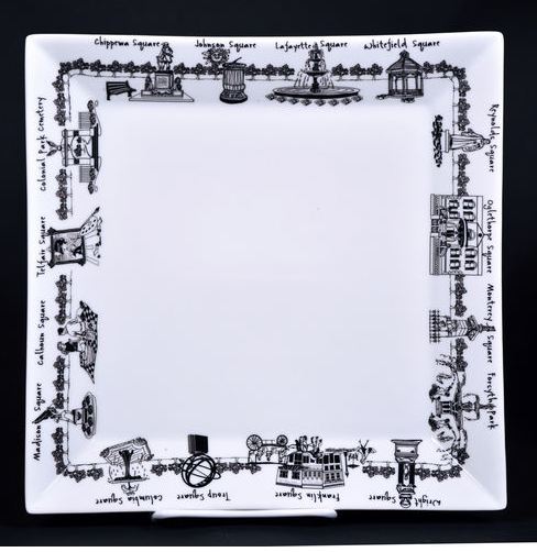 Savannah Large Square Platter
