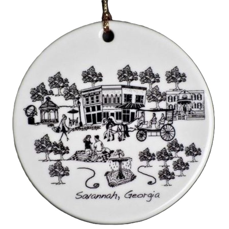 Savannah Flat Ornament