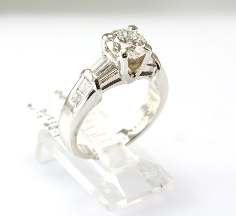 Estate Platinum Diamond Ring