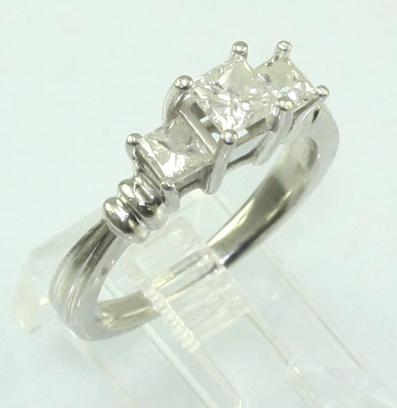 Estate Platinum Diamond Ring