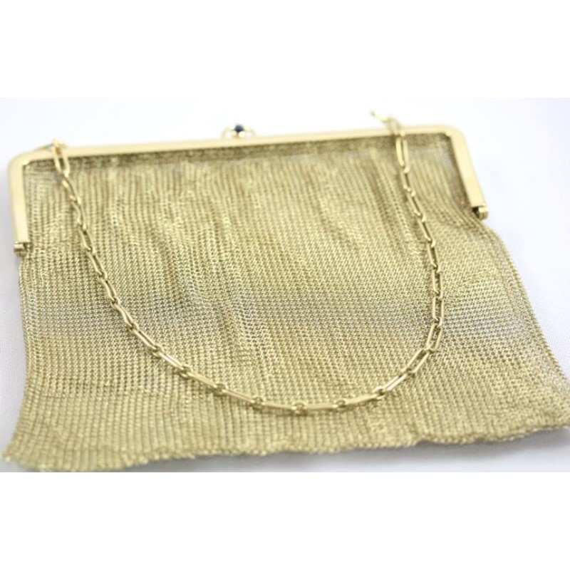 Estate Antique Gold Mesh Handbag