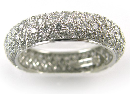 Platinum Diamond Eternity Wedding Band