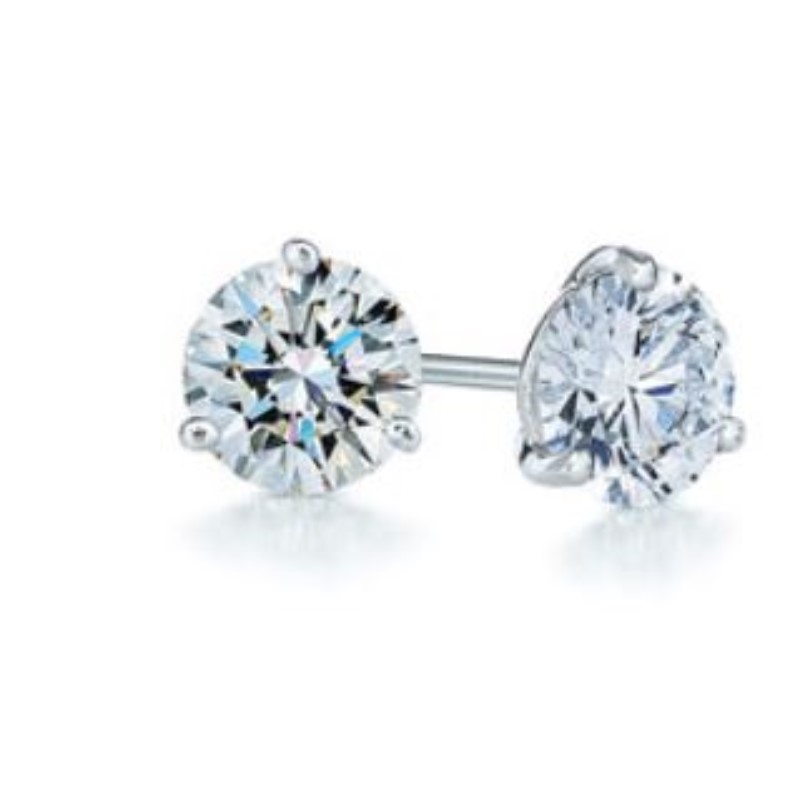 14Kw Dia Solitaire Earrings