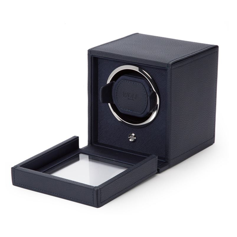 Wolf Navy Cub Single Watch Winder