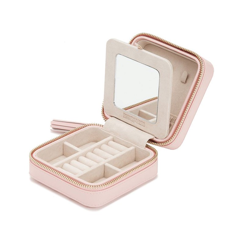 Wolf Caroline rose quartz zip case