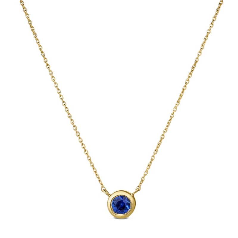 Roberto Coin Tint Treasures Blue Sapphire Station Necklace