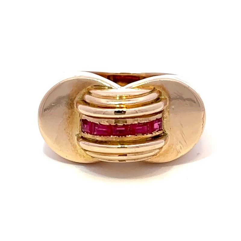 Estate Art Deco Ruby Ring