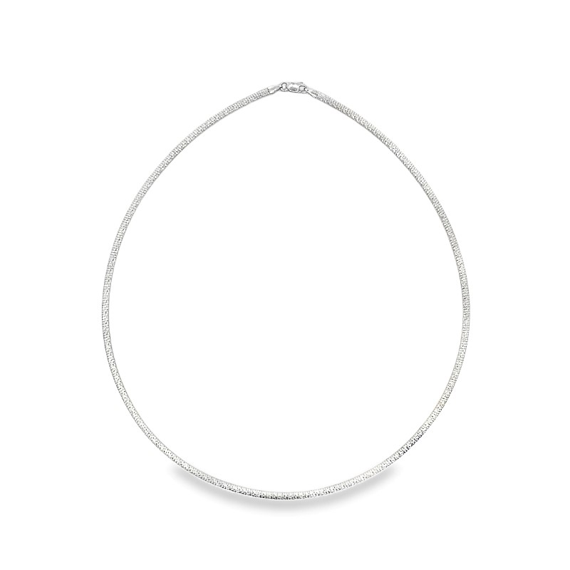 Estate Two Tone Omega Necklace