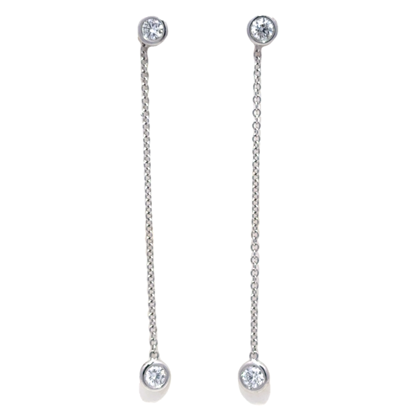 Diamond Dangle Earrings