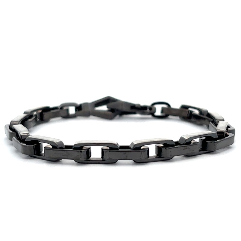 Italgem Gunmetal Chain Bracelet
