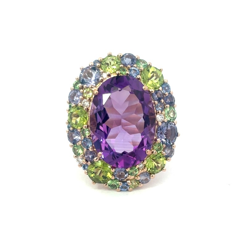 Estate Effy Multi Gem Cocktail Ring