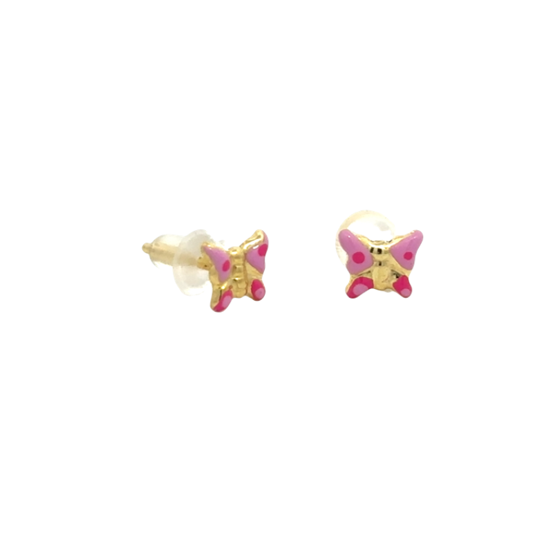 AMen Baby Enamel Butterfly Earrings