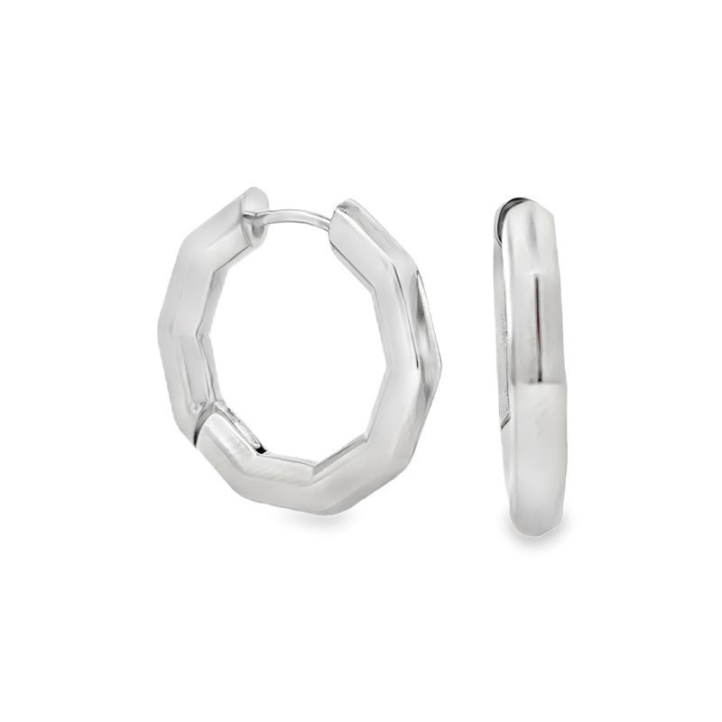 Veloria Collection Nonagon Hoops