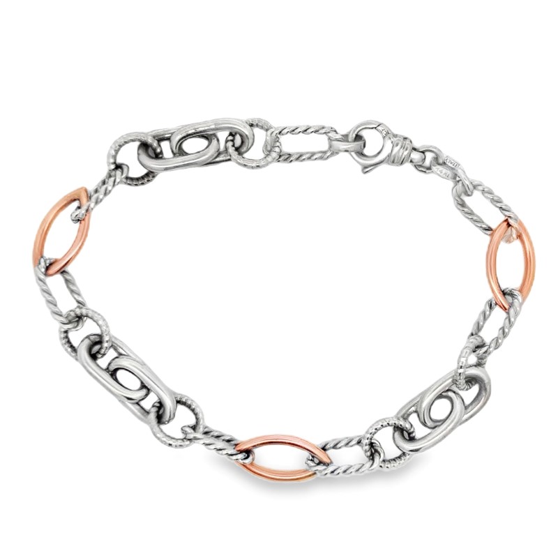 Estate James Avery Twisted Link Bracelet