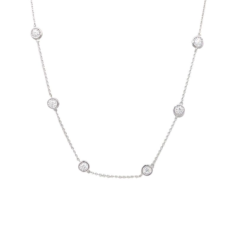 Diamond Station Necklace