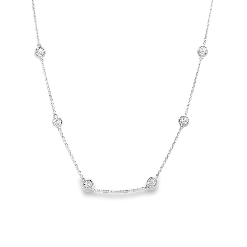 Diamond Station Necklace