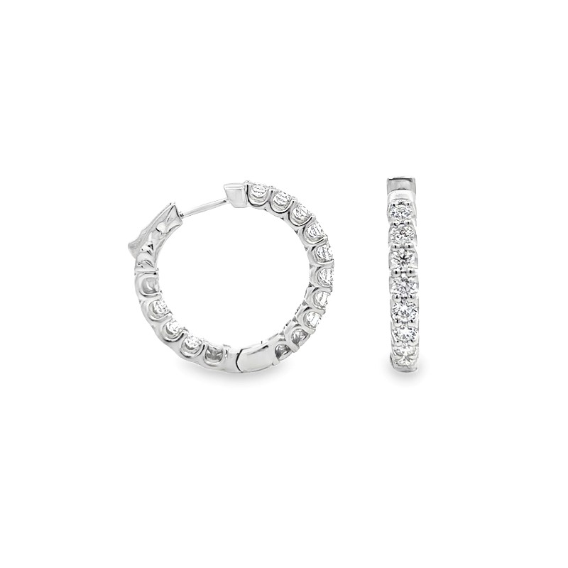 2.0ct Diamond Inside Out Hoops