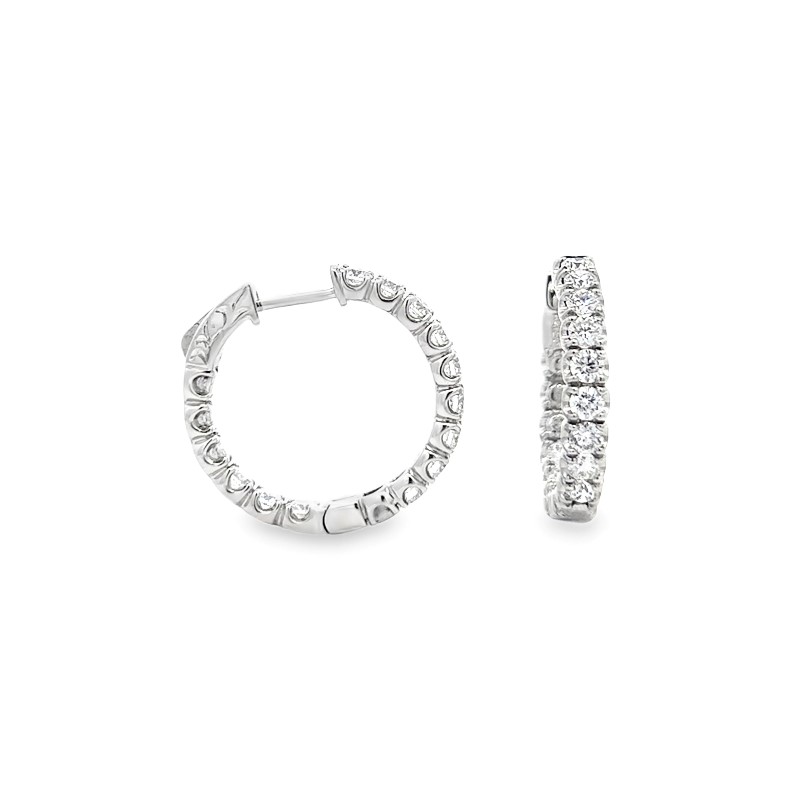 2.0ct Diamond Inside Out Hoops