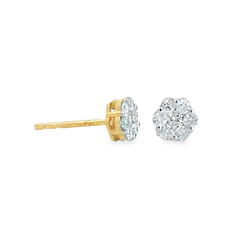 Diamond Cluster Studs Diamond Cluster Studs