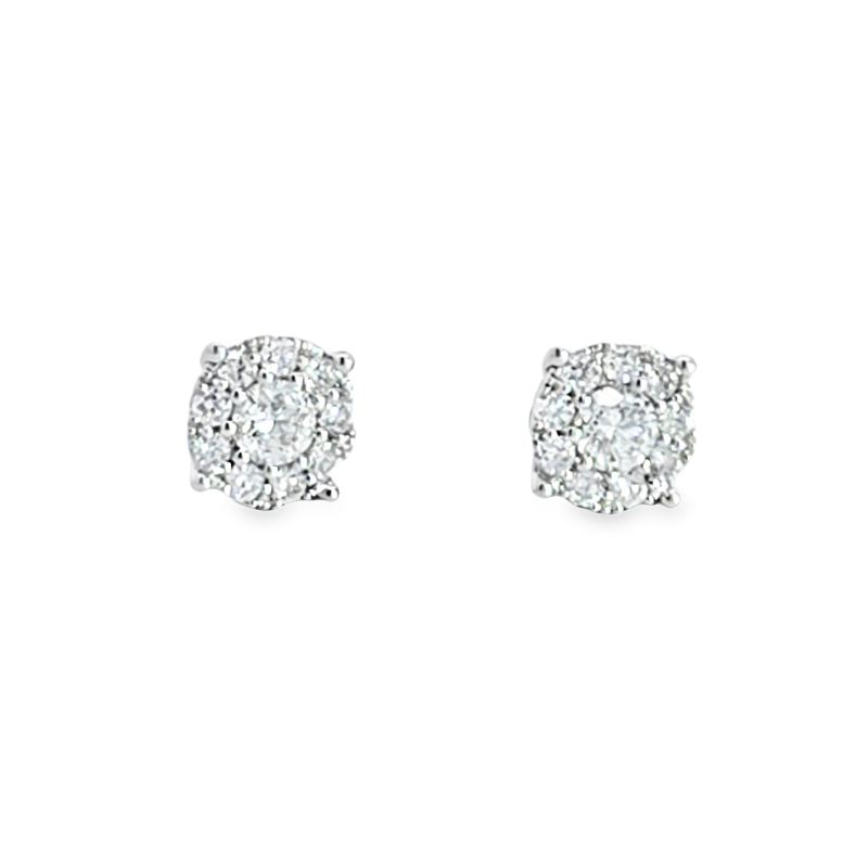 Diamond Cluster Studs Diamond Cluster Studs