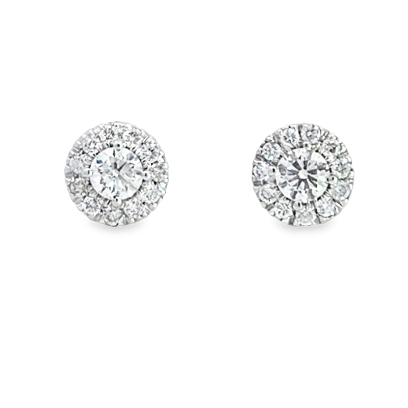 1.0ct Diamond Cluster Studs 1.0ct Diamond Cluster Studs