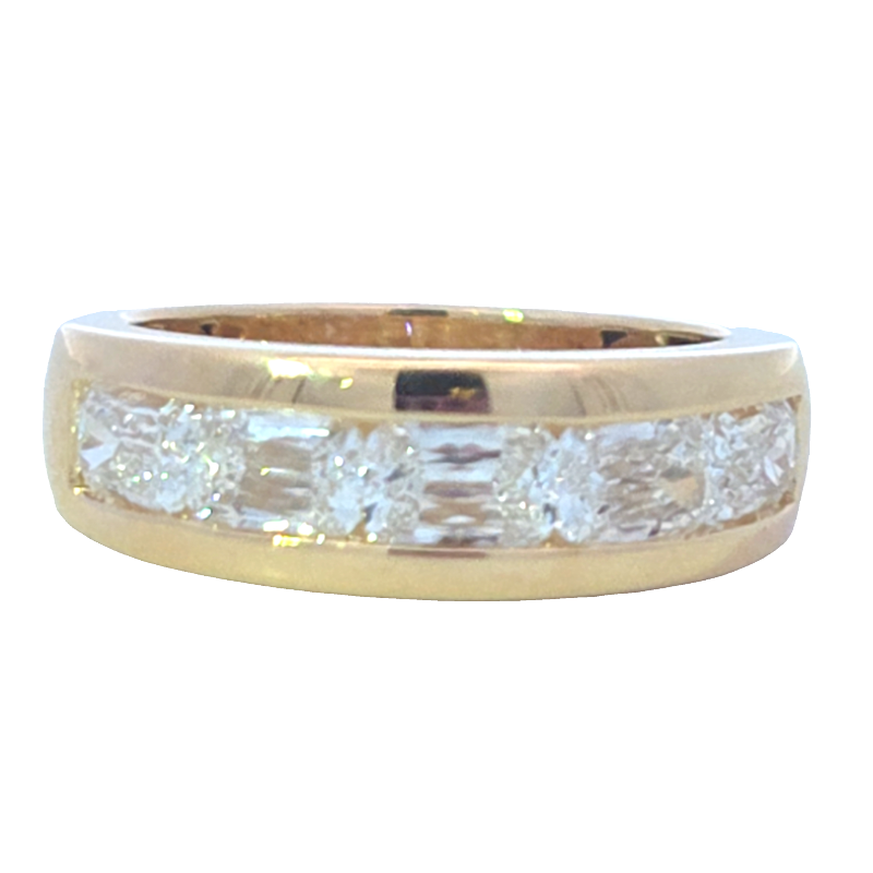 Rectangular Cushion Cut Diamond Band