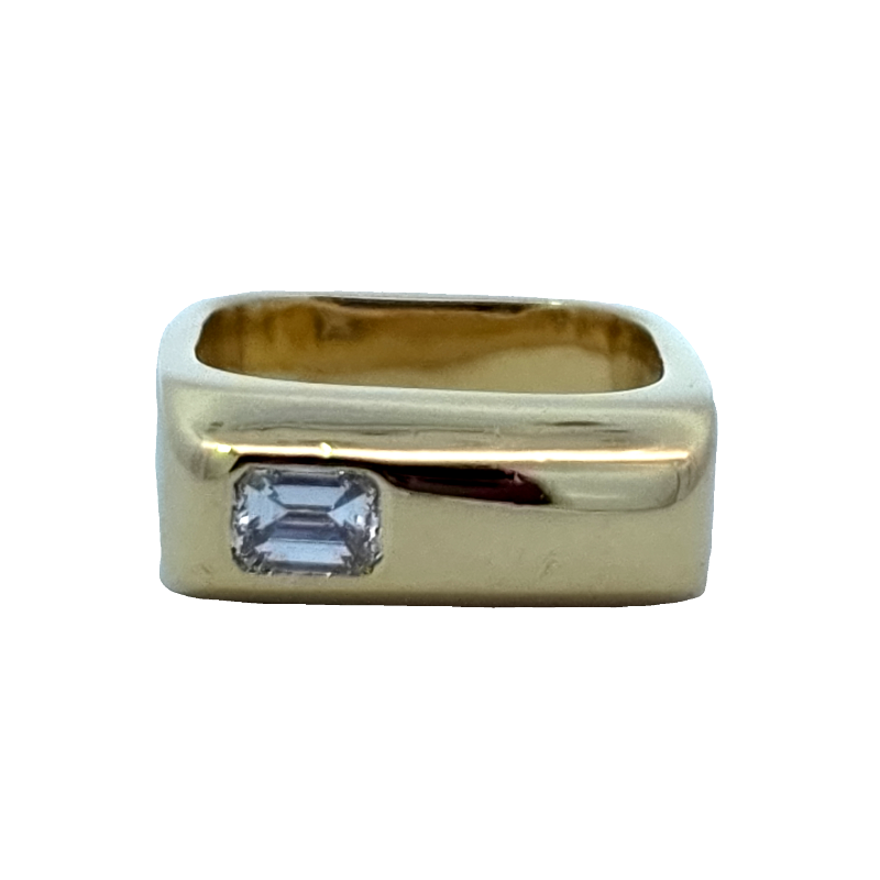 Estate Square Diamond Ring