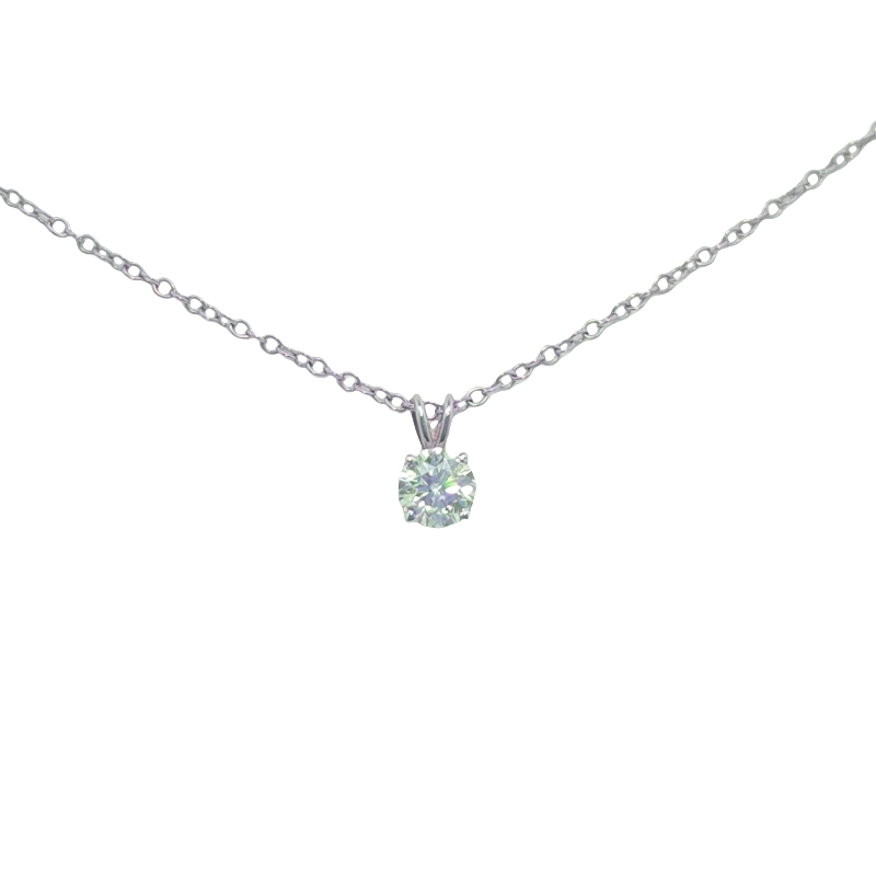 Estate Diamond Solitaire Pendant