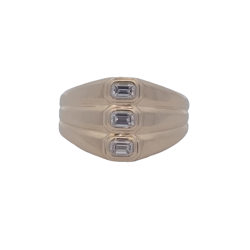 Wide Diamond Ring
