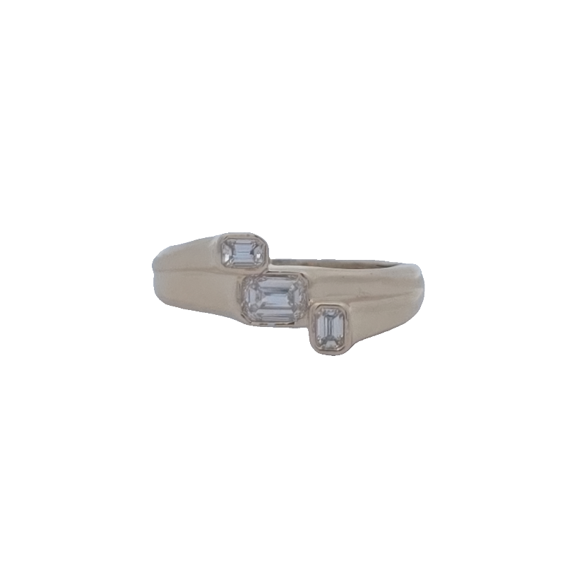 Bezel Set Diamond Ring