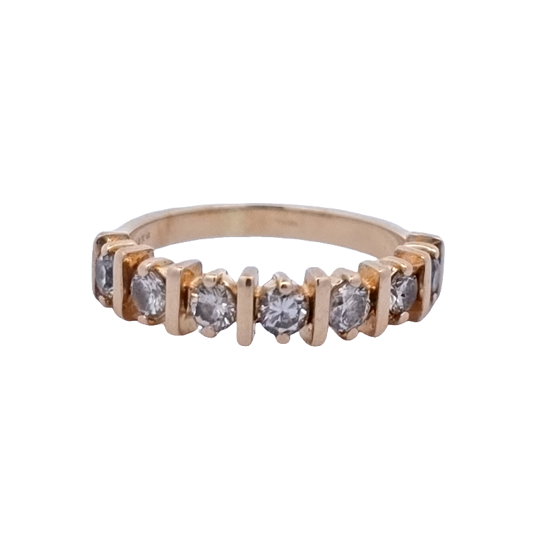 Estate 7 Diamond Ring