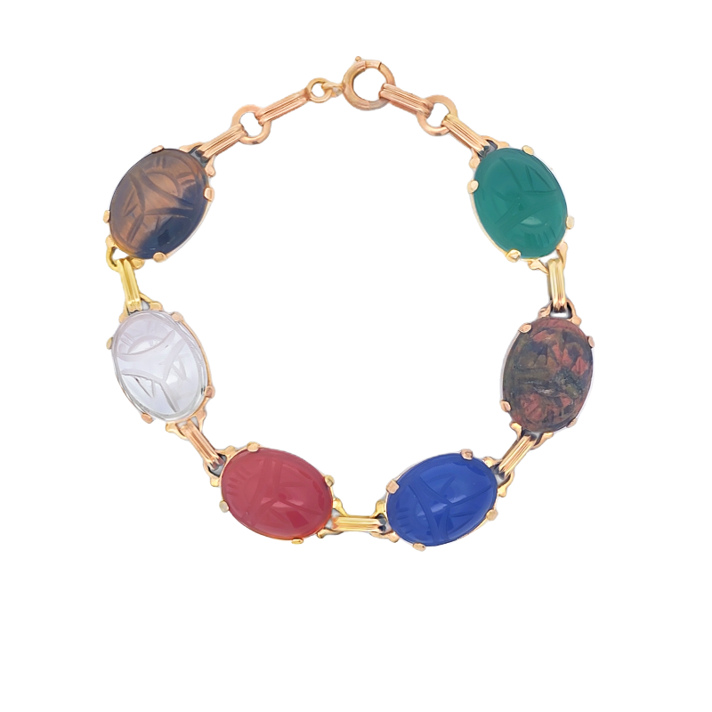 Estate Scarab Bracelet