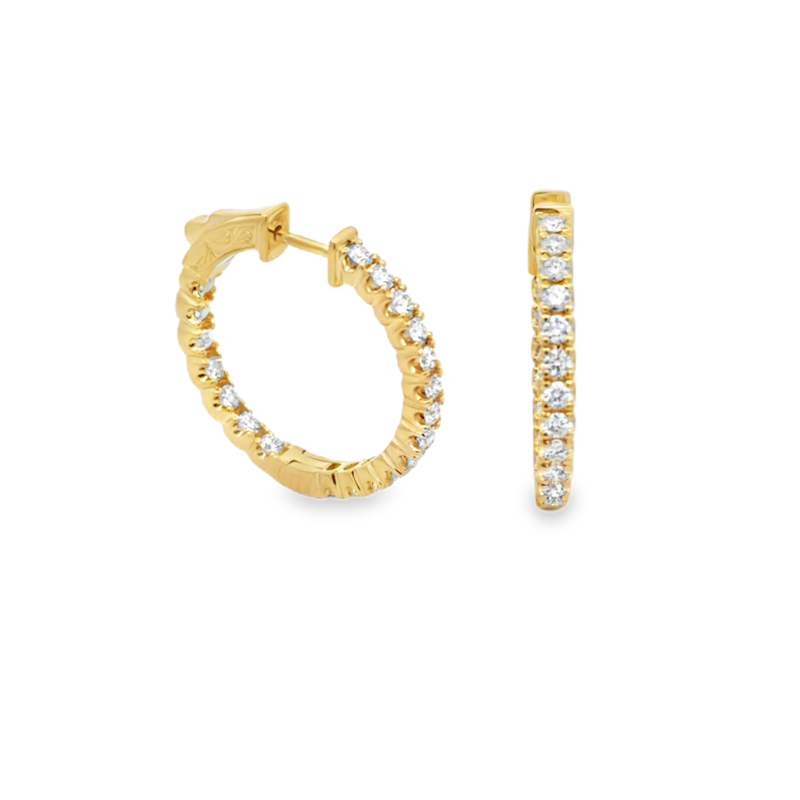 2.0ct Diamond Inside Out Hoops