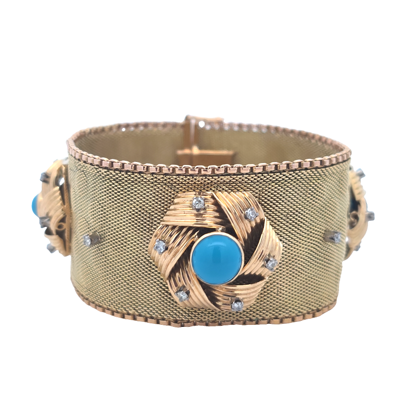 Estate Victorian Era Vintage Mesh Bracelet