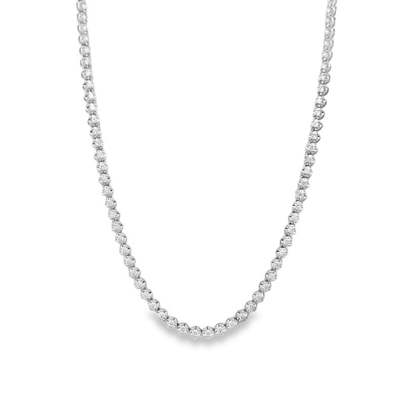Diamond In Line Necklace